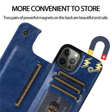 Load image into Gallery viewer, Petro Up Flip Leather Case For iPhone
