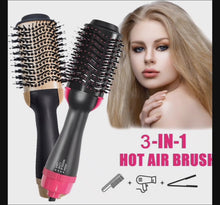 Load and play video in Gallery viewer, 3 In 1 Hair Dryer Brush  Hair Straightener
