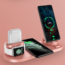 Load image into Gallery viewer, Wireless Charging Stand Mobile Phone Docking Station 10W Suitable for iPhone Airpods Watch mobile phone charger
