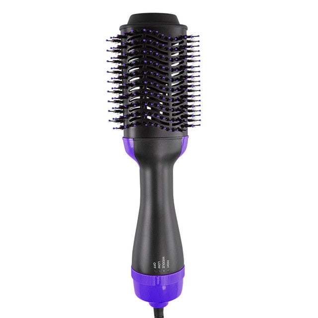 Two in One Hair Dryer Hot Air Brush Hair Straightener