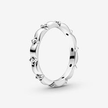 Load image into Gallery viewer, Sterling Silver Princess Tiara Rings for Women 100% 925
