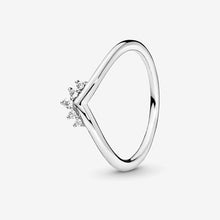 Load image into Gallery viewer, Sterling Silver Princess Tiara Rings for Women 100% 925
