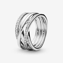 Load image into Gallery viewer, Sterling Silver Princess Tiara Rings for Women 100% 925
